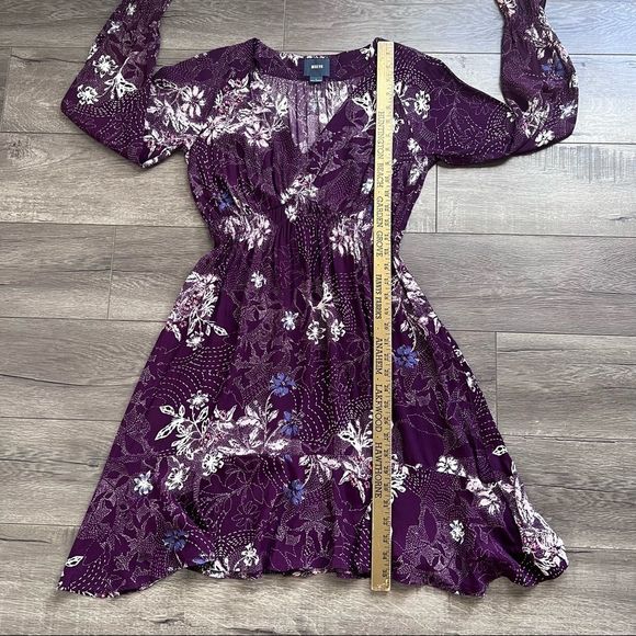 Anthropologie Maeve Monaco Ruffle Sleeve Dress Size Small - Picture 9 of 14